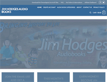 Tablet Screenshot of jimhodgesaudiobooks.com